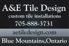 A&E Tile Design Logo