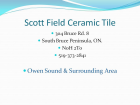 Scott Field Ceramic Tile Logo